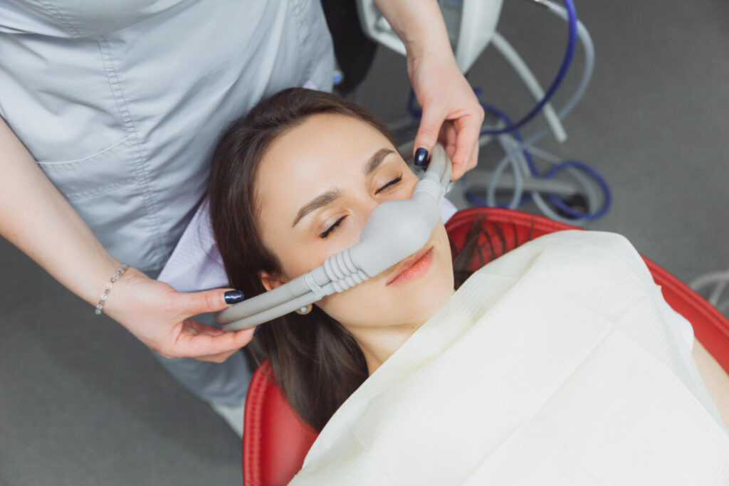 sedation dentist and patient